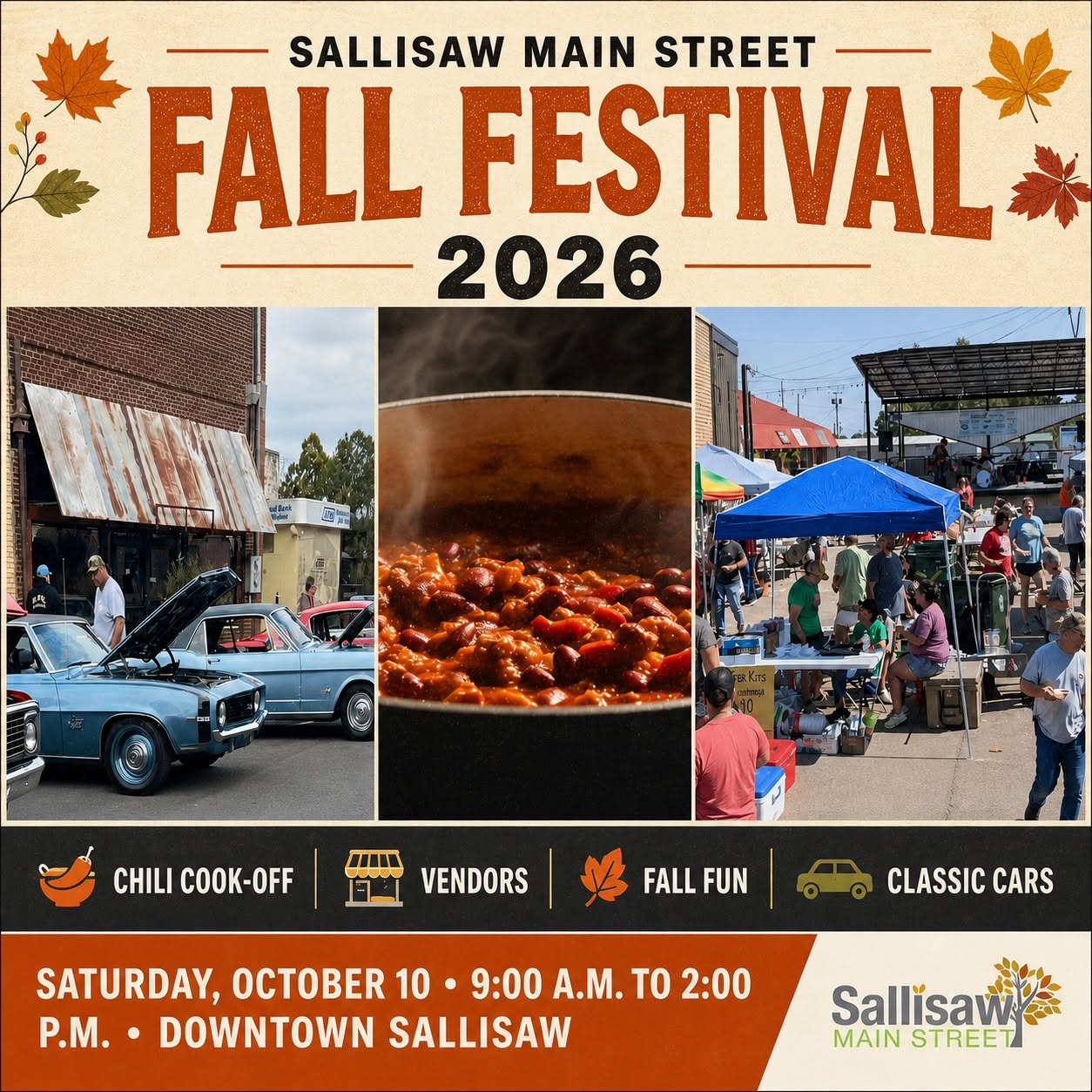 Eagle OPS In The Community: Sallisaw Main Street Fall Festival flyer